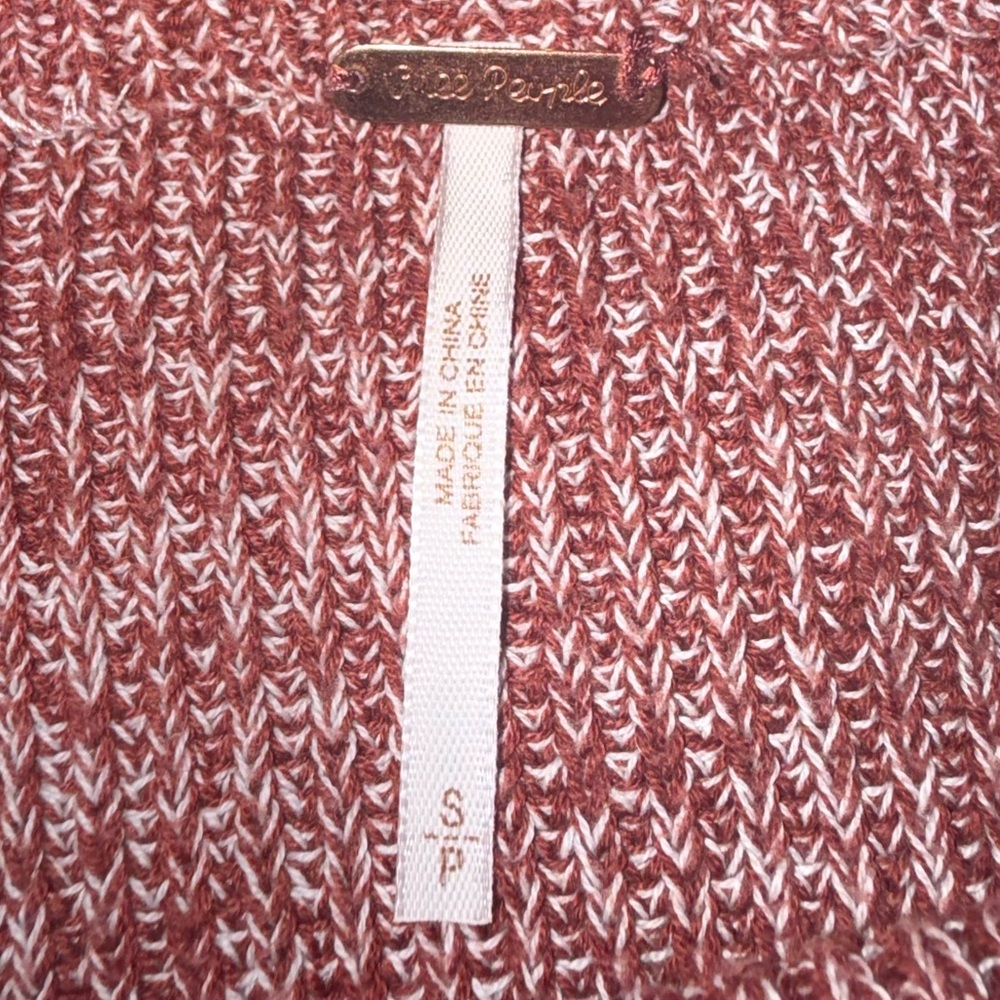 Free People Heathered Cowl Neck Sweater - Picture 7 of 11